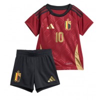 Fotbalové Dres Belgie Romelu Lukaku #10 Dětské Domácí ME 2024 Krátký Rukáv (+ trenýrky)